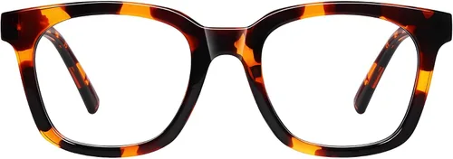 Miniatura 18 de Lentes con bloqueo de luz azul para hombres y mujeres, anteojos de moda de gran tamaño cuadrados anti fatiga ocular para juegos/lectura/televisión