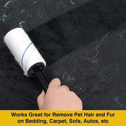 Miniatura 3 de Rodillos extra pegajosos para pelos de mascotas, rodillos de pelo de mascotas pequeñas, rollos de eliminación de pelusa para perros y gatos, fácil