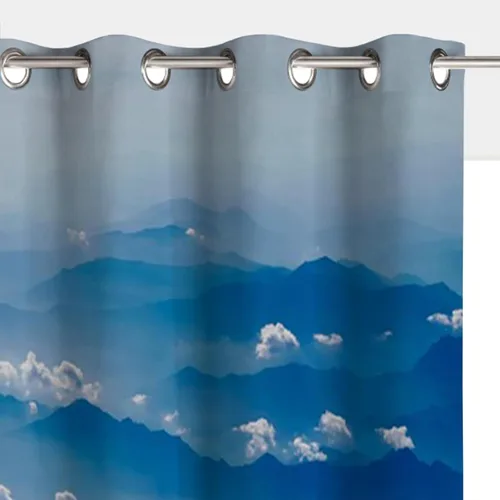 Miniatura 5 de Cortinas personalizadas con texto de fotos, cortinas opacas personalizadas, 2 paneles, cortinas de oscurecimiento personalizadas con ojales