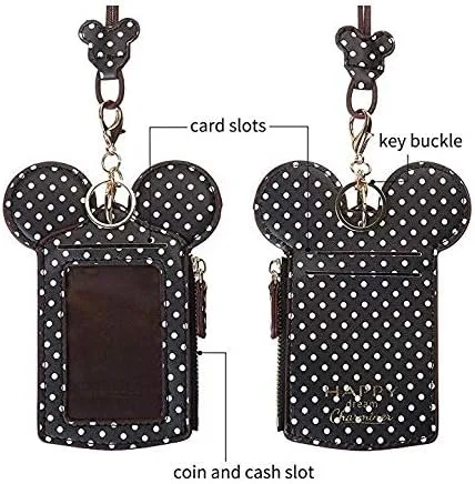 Miniatura 6 de JOSEKO Cartera con forma de animal para mujer, con forma de cuello, con forma de lunares, monedero