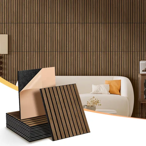 Miniatura 10 de Paquete de 12 paneles acústicos grandes para pared, paneles acústicos autoadhesivos insonorizados de 16 x 12 x 0.4 pulgadas, tratamiento acústico