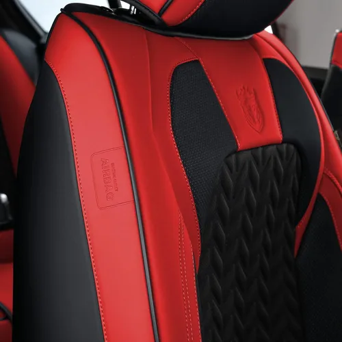 Miniatura 6 de Coverado Juego completo de fundas de asiento de automóvil de 5 asientos, fundas de asiento delantero y trasero para automóviles, cojín de asiento