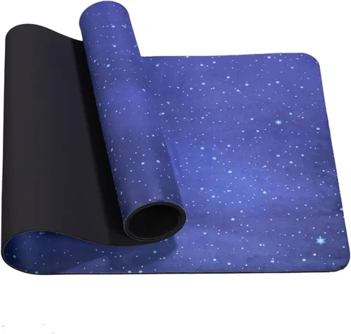 Tapete de yoga, tapete de yoga con diseño antideslizante, tapete profesional de TPE para ejercicio, 72 x 24 pulgadas, tapete de entrenamiento