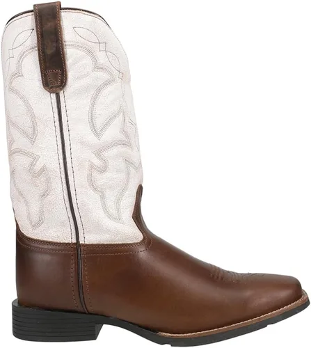 Miniatura 3 de ROPER Hombres Monterey Square Toe Casual Botas Mid Calf - Azul, Marrón