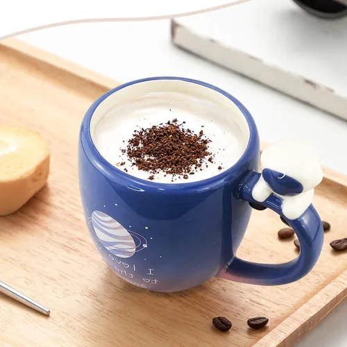 Miniatura 6 de Taza Lavezee I Love You to the Moon and Back de cerámica con asa, taza grande de café y té de 16 onzas Tazas de regalo