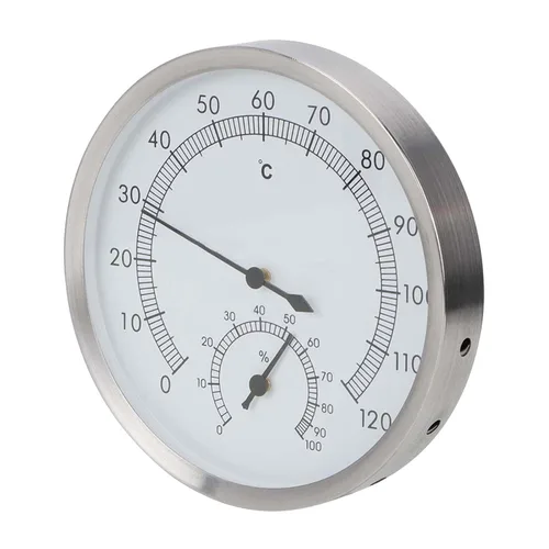 Miniatura 3 de Termómetro higrómetro de madera 2 en 1, higrómetro para sala de vapor, sauna, accesorios Fahrenheit