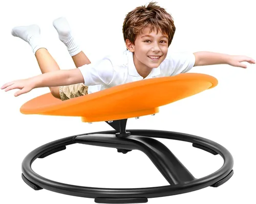 Miniatura 10 de Zhenx Silla Giratoria para Niños Autistas (3-18 Años), Silla Giratoria Sensorial para Adolescentes con TDAH/Autismo – Asiento de 21×19 Pulgadas