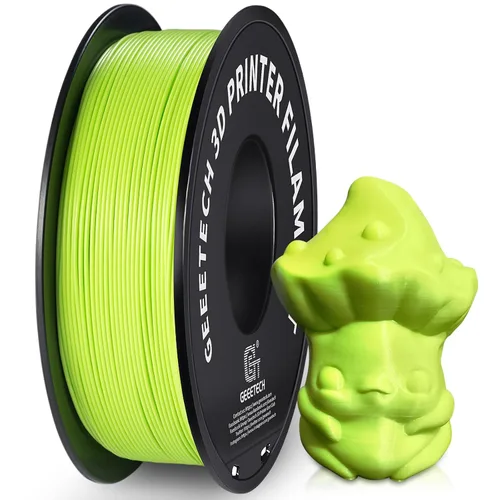 Miniatura 32 de GEEETECH Filamento PLA de color dorado sedoso de 0.069 libras, filamento de seda brillante para impresora 3D, carrete de 2.2 libras, precisión