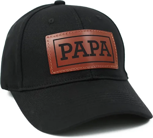 Miniatura 9 de Gorra de camionero para papá, gorra de béisbol, gorra de papá, gorra de cuero grabada con láser