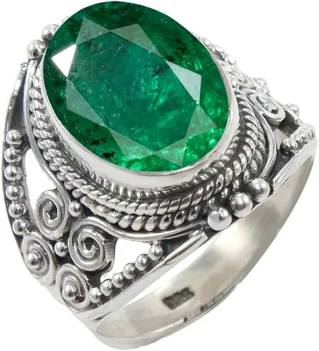 Miniatura 18 de Anillo de Plata Esterlina 925 para Mujeres con Piedra Preciosa Natural, Anillo de Compromiso de Plata Esterlina, Piedra Natal de Junio con Engaste