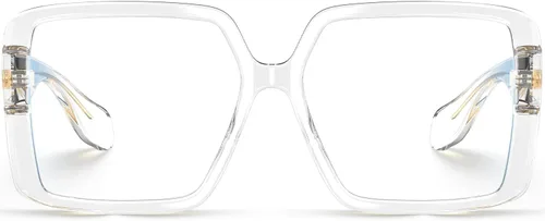 Miniatura 8 de VISOONE Gafas de bloqueo de luz azul TR90 de gran tamaño, accesorios de moda, sin receta para mujeres, Harvard café Malta