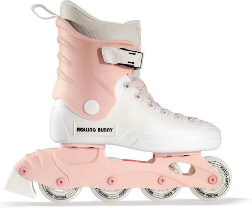 Patines en línea para mujeres y niñas, patines en línea para adultos para exteriores e interiores, con carcasa exterior duradera y soporte de