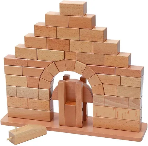 Kghios Juguetes Montessori Materiales para niños pequeños Puente de arco romano Ciencia y cultura Materiales didácticos Educación Temprana Ayudas de