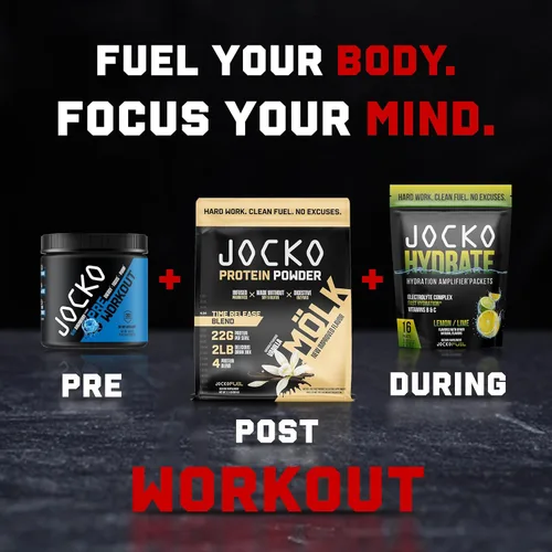 Miniatura 6 de Jocko Fuel Ultimate Polvo Pre-Entrenamiento - Bebida energética en polvo para antes del entrenamiento para hombres y mujeres - Mezcla nootrópica sin
