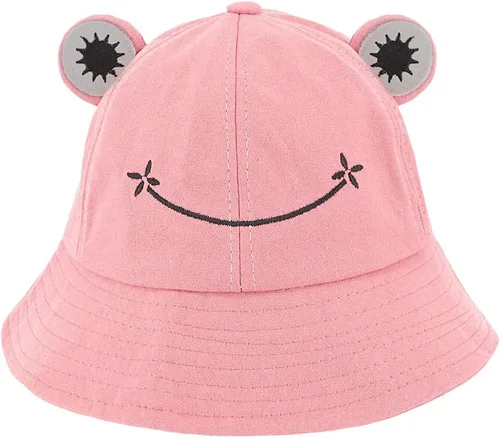Miniatura 20 de Haoohu Gorra de algodón para adultos, diseño de rana, sombrero de sol para fiesta de disfraces Caqui claro