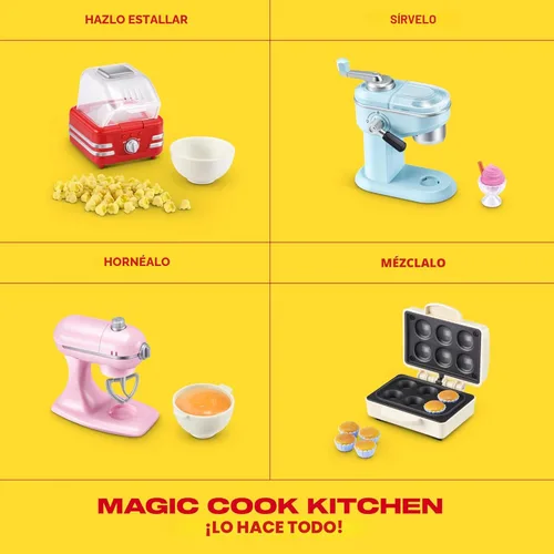 Miniatura 7 de Mini Brands ZURU - Cápsula de cocina mágica Really Works serie 1 para hacer pasta y bistec con sartén, aparatos de cocina en miniatura que funcionan