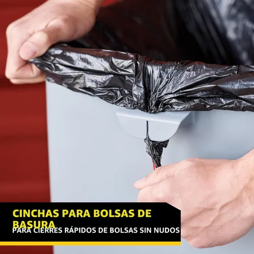 Miniatura 5 de Rubbermaid Commercial - bote de basura cuadrada intocable, Gris