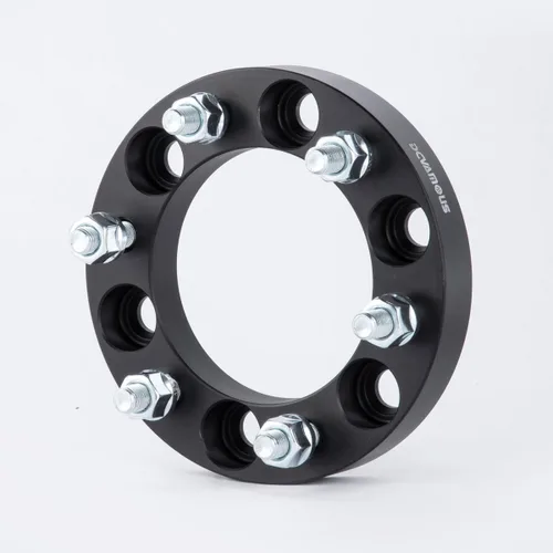 Miniatura 7 de 4PC Forged 6x5 to 6x5.5 Wheel Adapters 1 Inch with 12x1.5 Studs 78.1mm Bore Compatible with Chevy 6 Lug 6x127 Truck to 6x139.7 Rims for 2003-2006