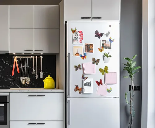 Miniatura 5 de Tupalizy 12 calcomanías de pared de mariposa 3D de alas dobles, calcomanías de bricolaje para decoración de ventanas, refrigerador, dormitorio
