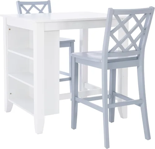 Miniatura 17 de Powell Silla auxiliar de comedor Conolly Blue Graphite