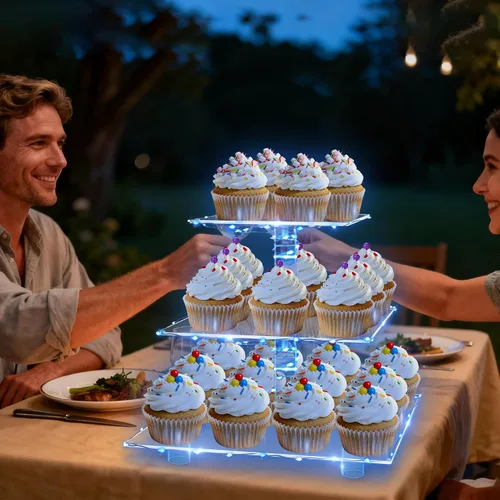 Miniatura 5 de YestBuy - Soporte para cupcakes (3/4/5)