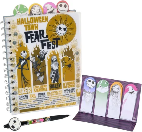 Miniatura 11 de Cuaderno de pestañas Barbie con espiral, lápiz boli, pestañas adhesivas, 96 páginas a rayas, rosa