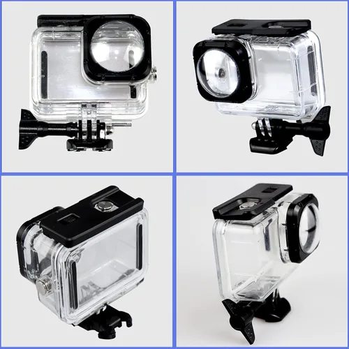 Miniatura 2 de Carcasa impermeable para GoPro Hero11 10 9 Max Lens Mod, carcasa protectora de buceo subacuático 40M con accesorios de soporte