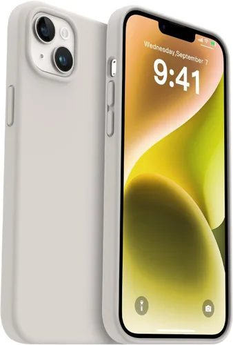 AOTESIER Funda compatible con iPhone 14 Plus, silicona de grado alimenticio de cuerpo completo, resistente al desgaste, protección anticaídas con