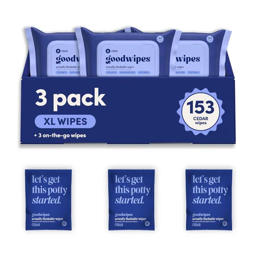 Miniatura 21 de goodwipes Toallitas Desechables por el Inodoro para el Trasero - Toallitas Húmedas Extra Grandes para Adultos para Mujeres y Hombres - Esenciales