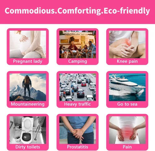 Miniatura 7 de JIURUN 30 unidades/50 unidades dispositivo desechable de orinación femenina, embudo portátil para orinar de pie desechable para mujeres, embudo