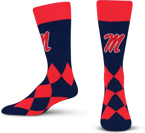 Miniatura 29 de For Bare Feet Calcetines Big Diamond unisex para adultos de la NCAA
