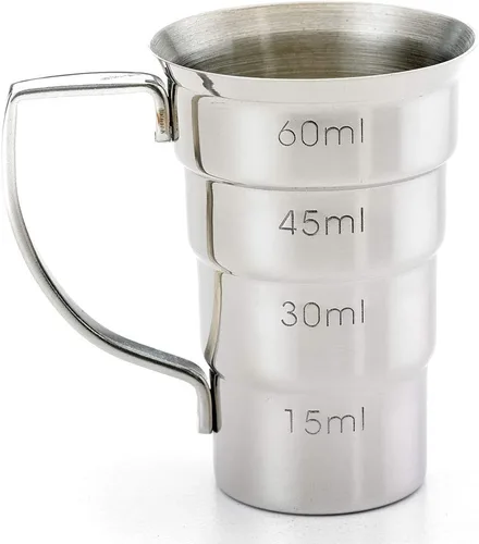 Miniatura 4 de Barfly M37108 Jigger, 2 oz, inoxidable con mango Acero inoxidable con mango