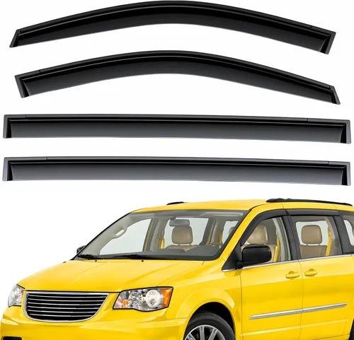 Miniatura 11 de Deflectores de ventana extra duraderos, viseras de ventana con cinta adhesiva, protectores de lluvia para Mazda CX-5 2017-2026, viseras solares
