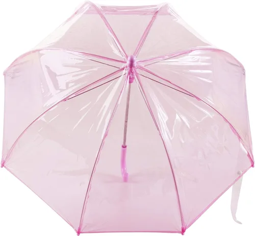 Miniatura 6 de Totes- Paraguas de burbujas transparente para niños con mango de fácil agarre 2236-PNK