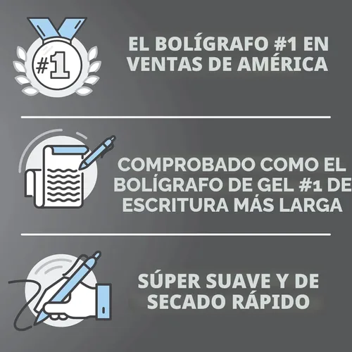Miniatura 5 de PILOT G2 Bolígrafos de gel de alta calidad, con punta gruesa y retráctil, recargables, de tinta negra, paquete de 12 unidades (31256)