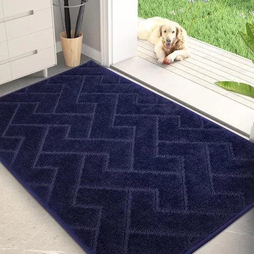 Miniatura 58 de PURRUGS Alfombra de fácil cuidado de 6 x 9 pies, antideslizante, lavable a máquina, tapete para puerta de perro, resistente a las manchas