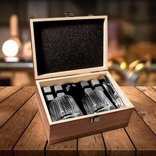 Miniatura 9 de Regalos de cumpleaños para hombres, juego de regalos de piedras de whisky para el día del padre, Navidad, el mejor regalo para hombres, papá