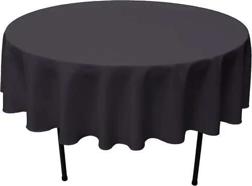 Miniatura 33 de GEFEII Servilletas de tela de poliéster sólido de 18 x 18 pulgadas para cocina, mantel rectangular cuadrado redondo para bodas, fiestas