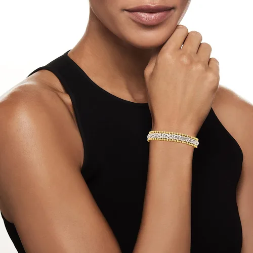 Miniatura 2 de Ross-Simons Byzantine Beaded-Edge Bracelet