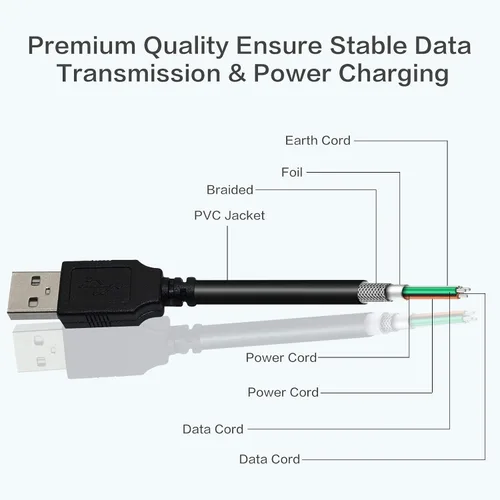 Miniatura 2 de Cable de extensión USB 2.0 de 25 pies tipo A macho a tipo A macho AM a AM negro