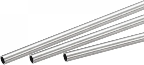 Miniatura 23 de uxcell Tubo de acero inoxidable 316, tubo de 0.118 in OD 0.039 in de espesor de pared de 9.843 in de longitud de 3 piezas