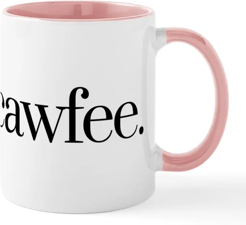 Miniatura 23 de CafePress Cawfee - Taza de café de cerámica (11.0 fl oz)
