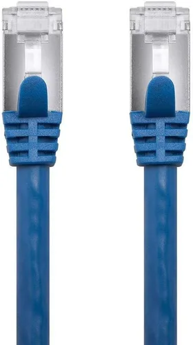 Miniatura 3 de Buhbo Cable Snagless de red Ethernet RJ45 blindado CAT7 de 1 pie 10Gbps 600 MHz (paquete de 10) azul
