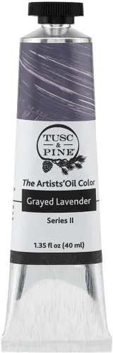 Miniatura 261 de Tusc & Pine Pintura al óleo Artist – Alizarin Crimson, 1.4 fl oz, sin amarilleo, consistencia rica y cremosa, carga máxima de pigmento, pinturas al