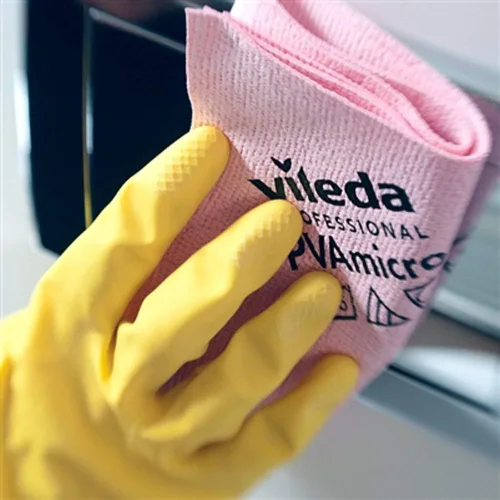 Miniatura 2 de Vileda Profesional Paño de microfibra PVA rojo Champú de limpieza multiusos Toalla de gamuza sintética Materiales suaves y absorbentes