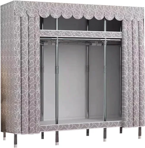 Miniatura 21 de large closets Portable Wardrobe Closet Thickened Steel Pipe Clothes Closet for Bedroom Hanging Large Closet Lightweight Portable Closet Space-saving