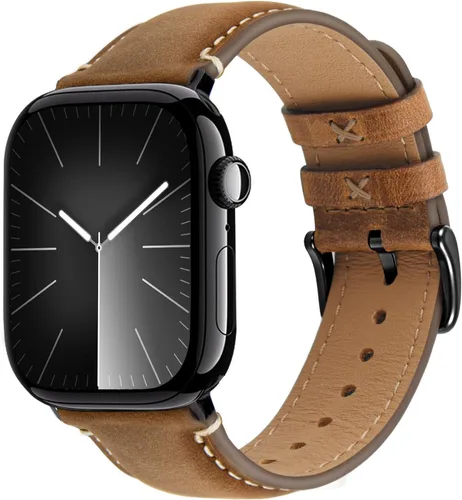 Miniatura 9 de Wristitani Correas de cuero compatibles con correas de Apple Watch de 1.732 in, 1.772 in, 1.811 in, 1.929 in, 1.575 in, 1.614 in, 1.654 in