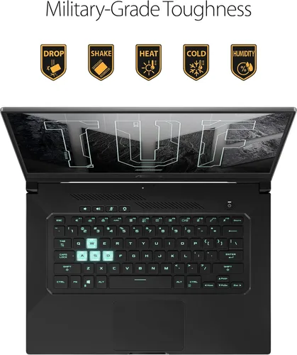 Miniatura 7 de ASUS TUF Dash 15 (2021) Ultra Slim Gaming Laptop, 15.6 pulgadas 144Hz FHD, GeForce RTX 3050 Ti, Intel Core i7-11370H, Memoria RAM DDR4 8GB, SSD NVMe
