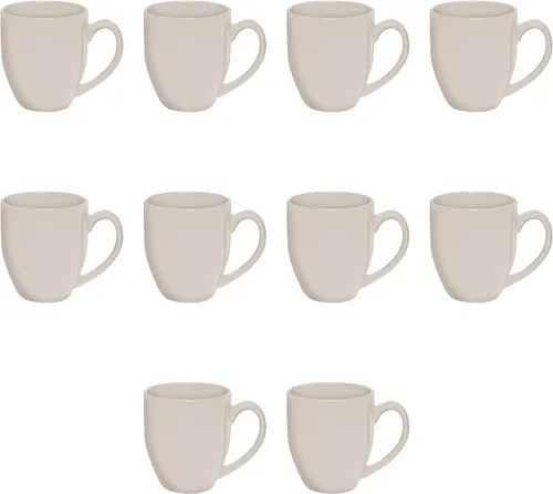 Miniatura 20 de DISCOUNT PROMOS Juego de 10 tazas de café grandes de 16 onzas, paquete a granel, perfectas para té, espresso, capuchino, cacao caliente, color verde