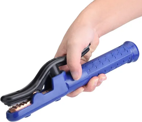Miniatura 4 de Soporte de electrodo 800A Capacidad Aislada Abrazadera de soldadura de cobre para máquina de soldadura (latón)